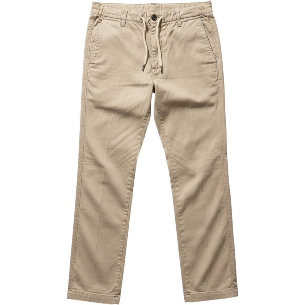 Zara Man‎ Sand Beige Tapered Jogger Pants Drawstring Waist Size 31 Mens Trousers